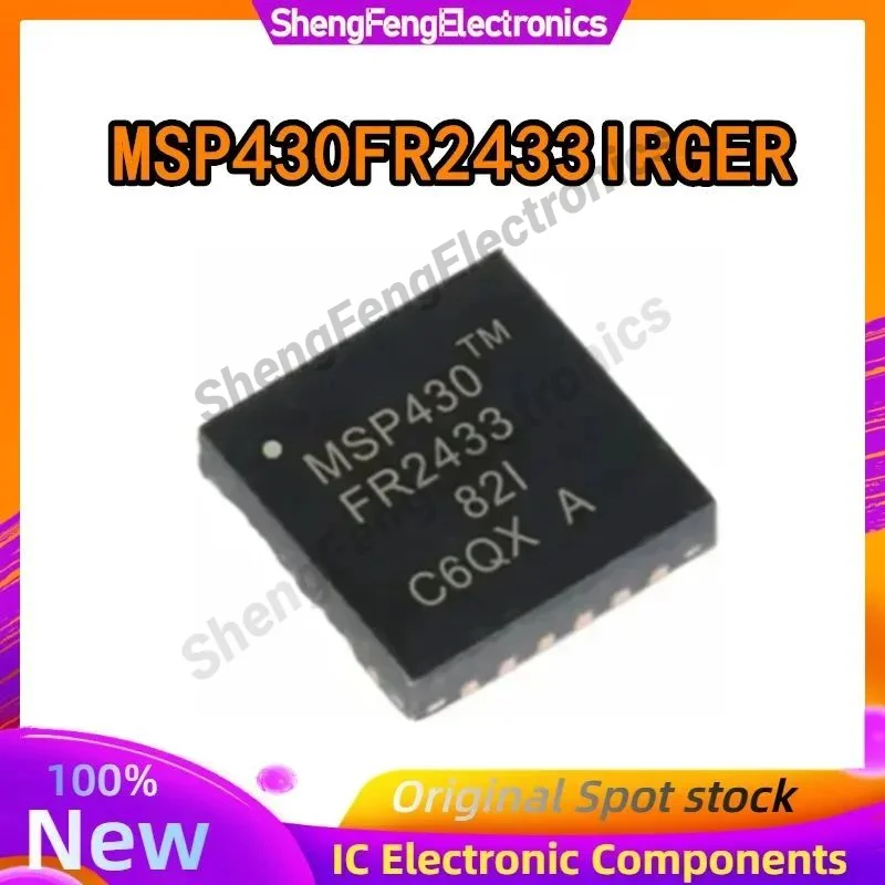 5PCS MSP430FR2433IRGER MSP430FR2433 MSP430FR MSP430 MSP IC Chip VQFN-24 100% New Original in stock