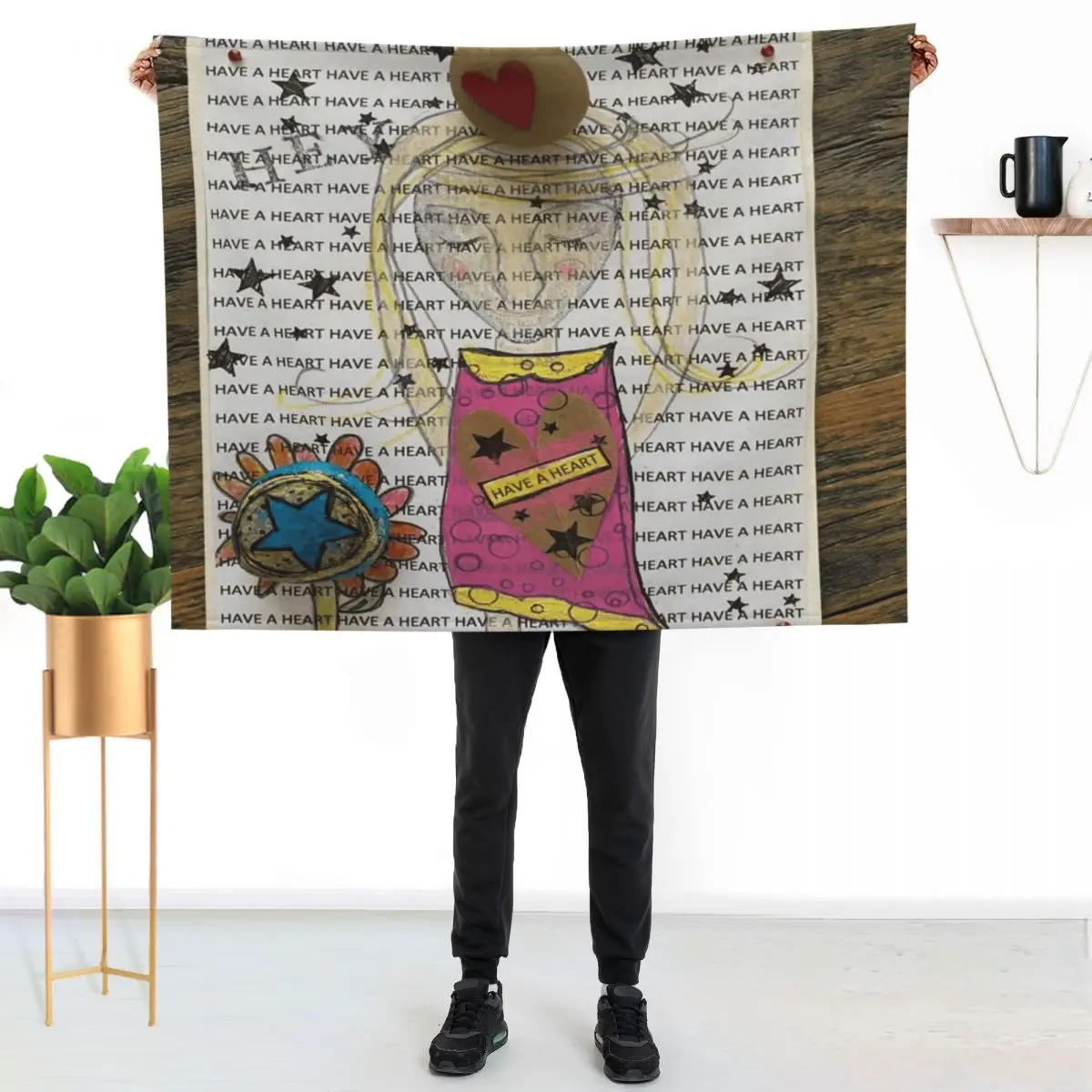 Have a heart Throw Blanket Shaggy heavy to sleep Polar Furrys sofa bed Extra Large Throw Blankets