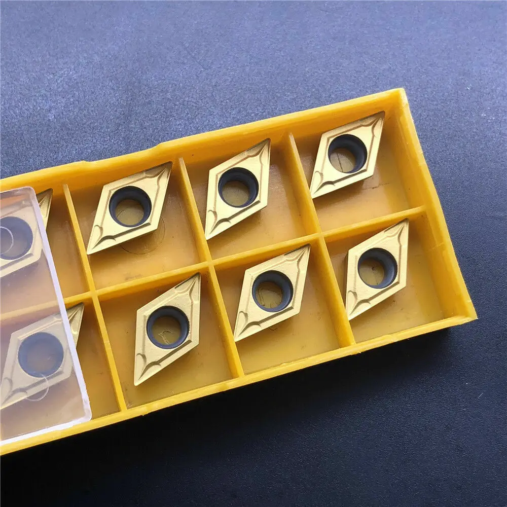 Imagem -03 - Carbide Turning Inserts Torno de Corte Ferramenta Dcmt11t304 Dcmt 32.51 10 Pcs