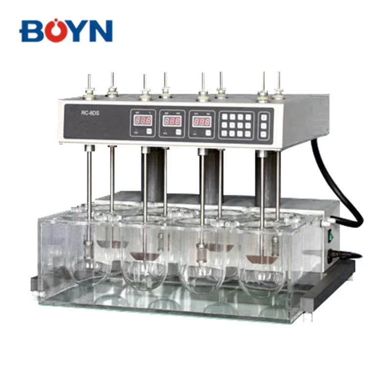 – Best-Seller ，New 2026 Model，RC-8DS eight vessels and poles auto test/diagnose/alarmdissolution tester apparatus