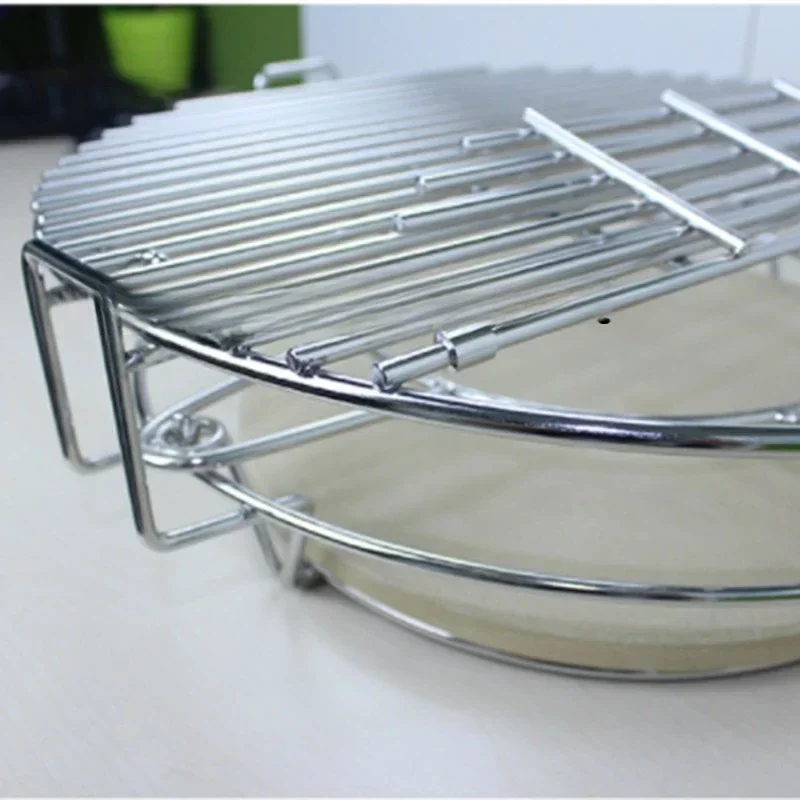 قم بتقسيم ونقش نظام الطبخ مقاس 18 بوصة ملحقات شواية كامادو المستديرة