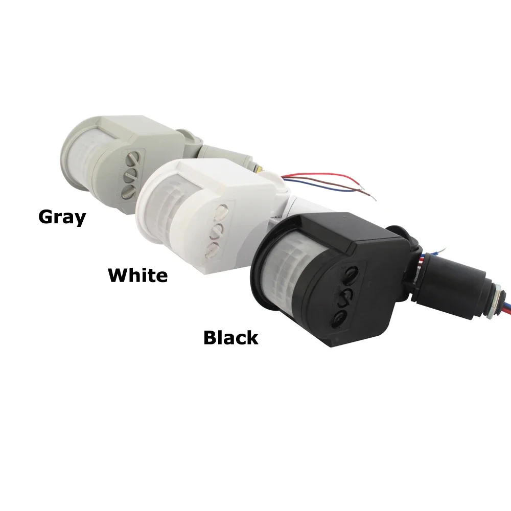 110V 220V PIR Motion Sensor 12V Motion Detector Automatic Infrared 180 Degree Rotating Outdoor Movement Timer Switch for Light image 5