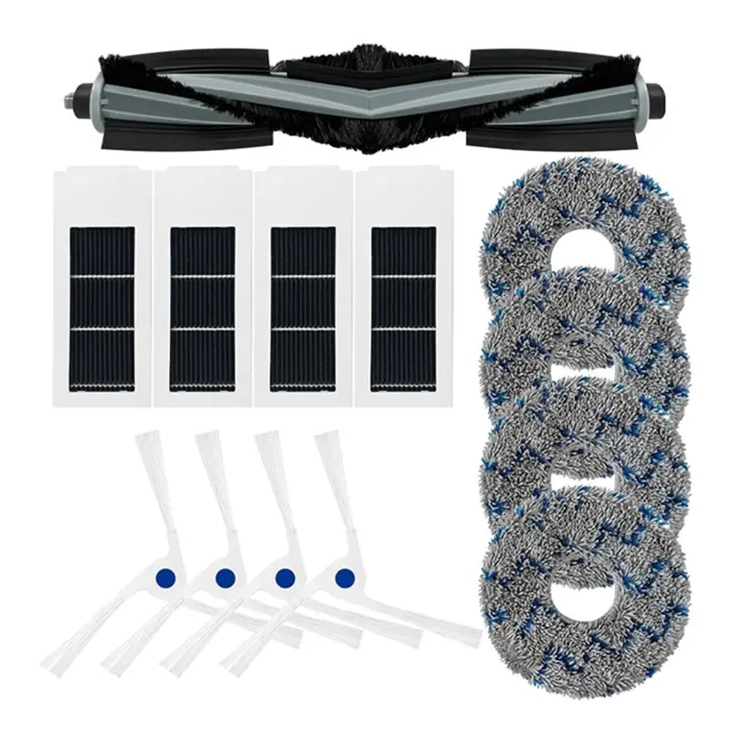 

A20F-основная боковая щетка, тканевый HEPA-фильтр для Ecovacs Deebot X2 Omni/X2/X2 Pro, запасные части, аксессуары