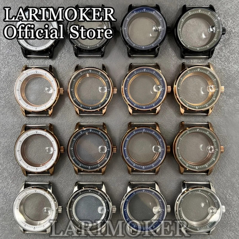 

Корпус для часов LARIMOKER 38 мм с разметкой, сапфировым стеклом и кольцом с индексами для механизмов NH34, NH35, NH36, PT5000. Запчасти и аксессуары для часов.