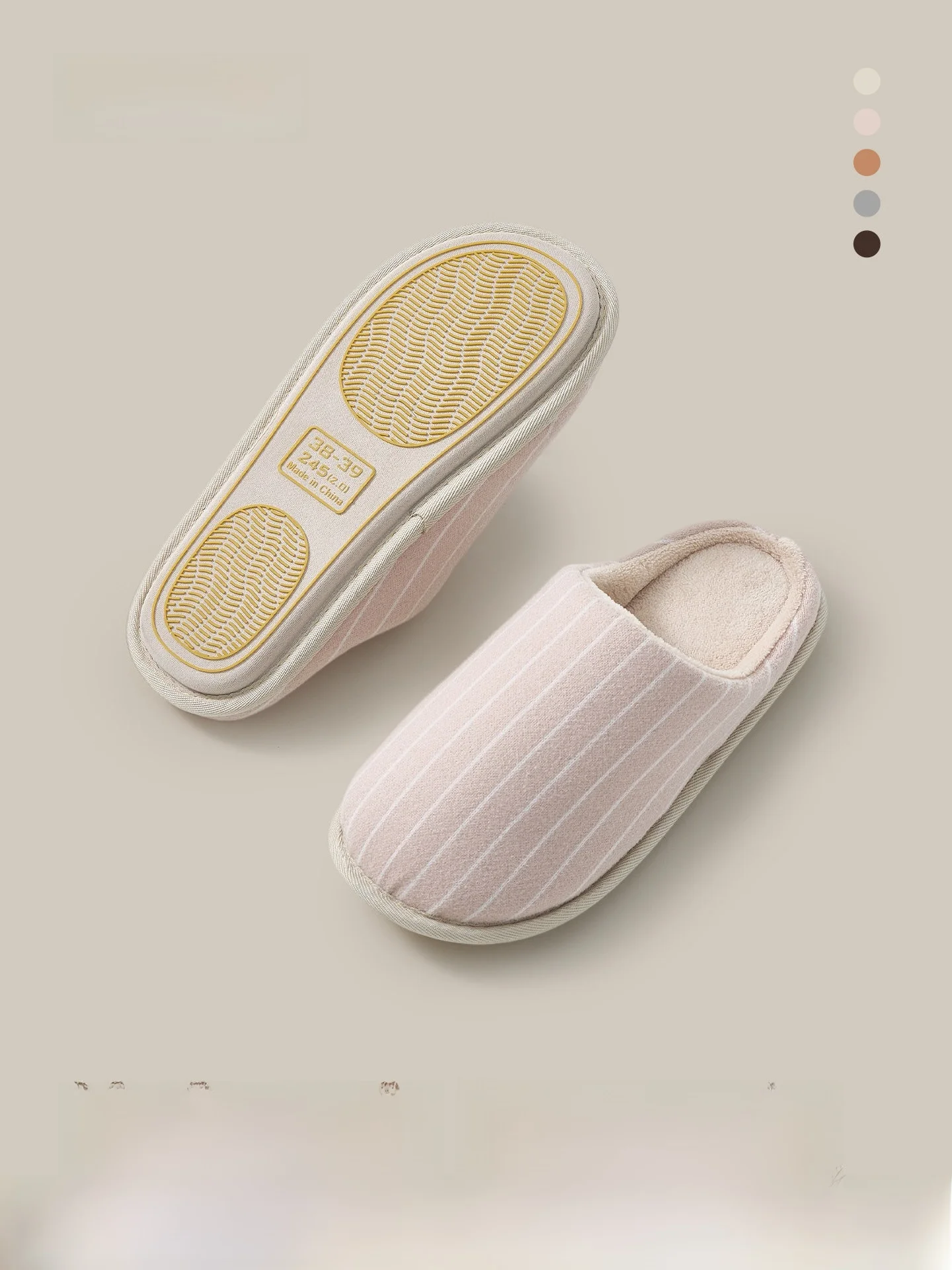 

Тапочки Youdiao японского стиля, бесшумные, для дома, осенне-зимние, нескользящие, хлопковые, для мужчин и женщин