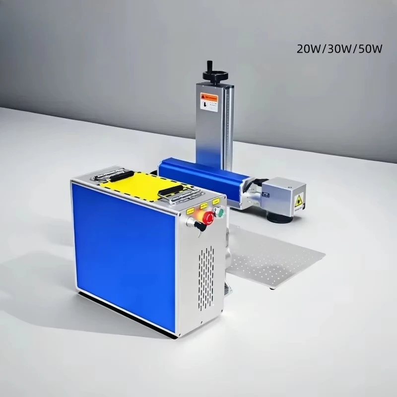 High-Accuracy Fiber Marking Engraving Machine for Jewelry Relief Engraving Supports PLT/DXF/AI CNC Air-Cooled New