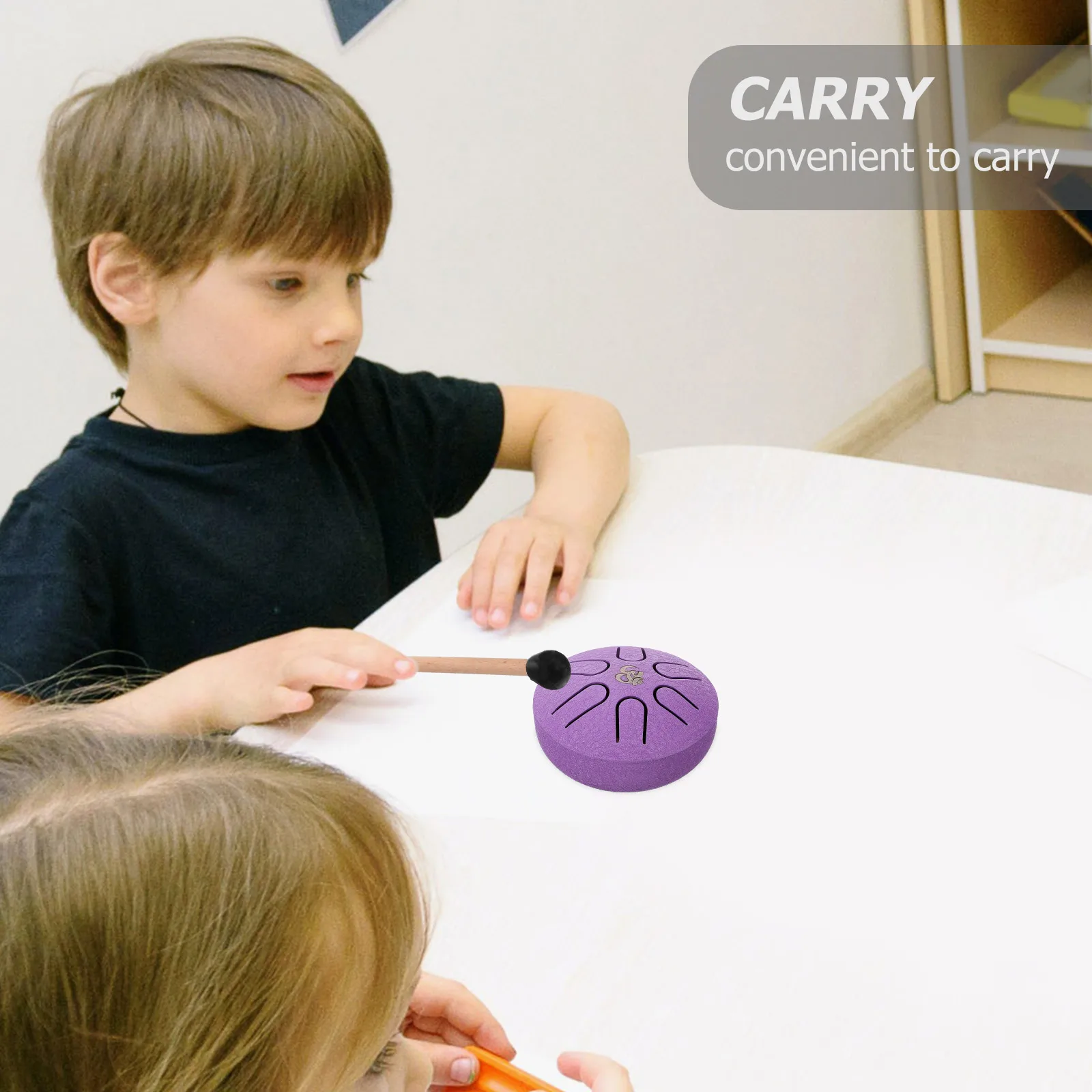 

Mini Drum Kids Playing Percussion Instrument Instruments Tongue Musical Metal Drums