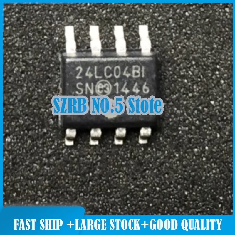 50pcs/lot 24LC04B-I/SN chips Electronic components
