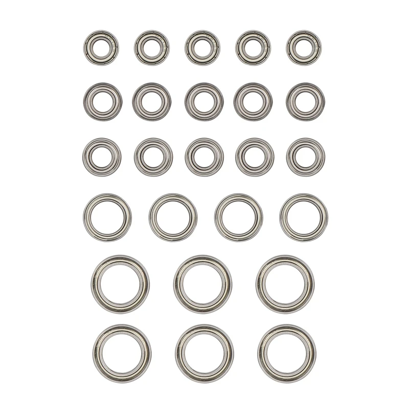 25Pcs Steel Ball Bearing Set For Axial RBX10 Ryft 1/10 RC Crawler Car Spare Parts Accessories