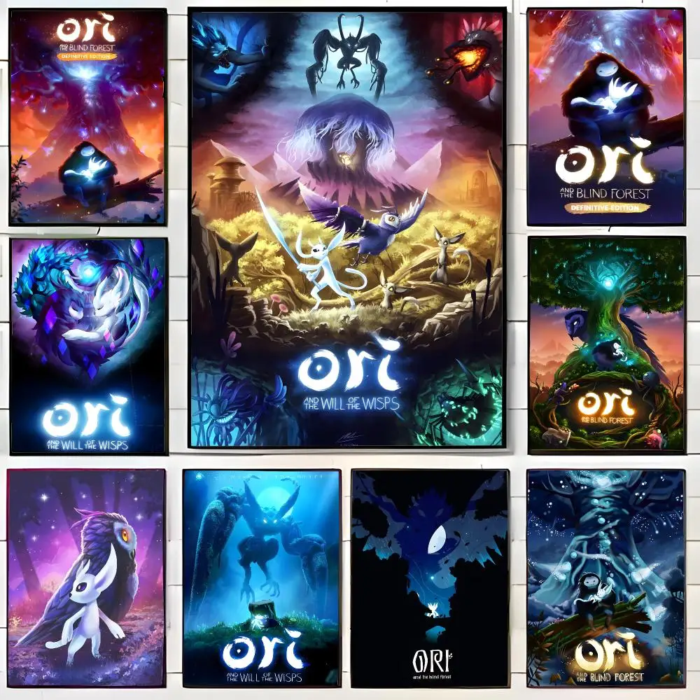 Metroidvania Ori and the Blind Forest Poster Wall Art Print Decorative Mural Home Decor Gift Unframed