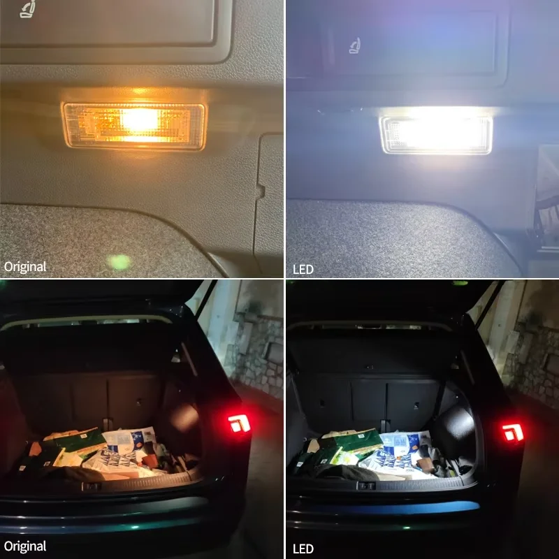 1/2PC LED Trunk Boot Luggage Light Lamp For Volkswagen GOLF MK5 MK6 MK7 Passat B6B7 B8 CC Golf Variant Beetle Caddy Eos Scirocco