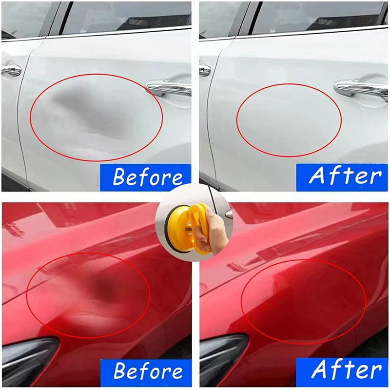 Suction Cup Dent Puller 3 Pack Dent Removal Kit Handle Lifter,Powerful Car Dent Remover