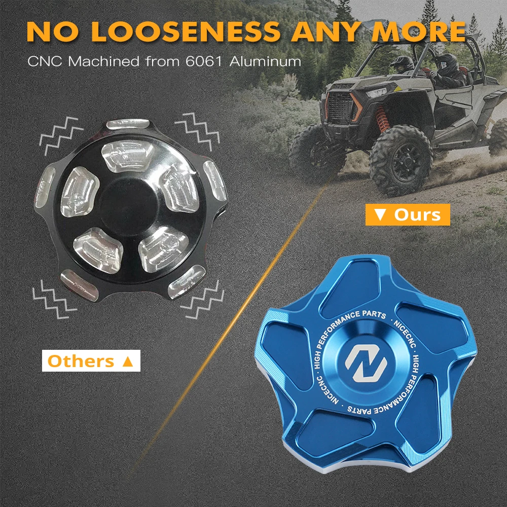 ATV Fuel Tank Gauge Gas Cap For Polaris RZR XP4 XP 4 TURBO 900 1000 SPORTSMAN SCRAMBLER XP 850 TRAIL BOSS BLAZER 330 Accessories
