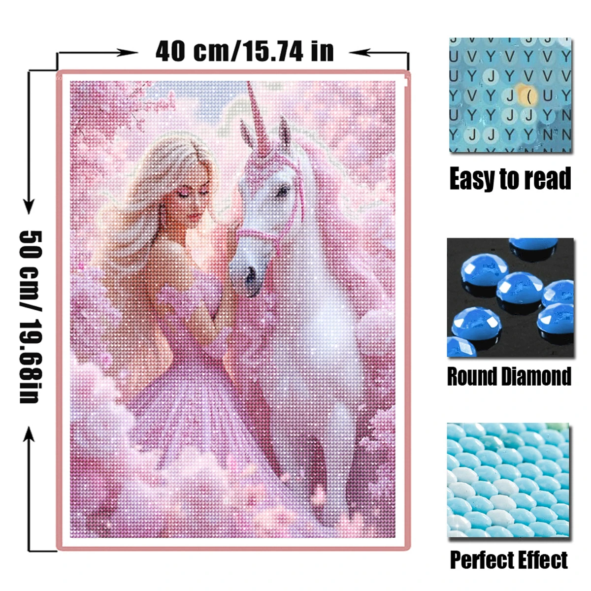 Kit de pintura de diamantes 5D - Embroidery Unicorn reseña y precio