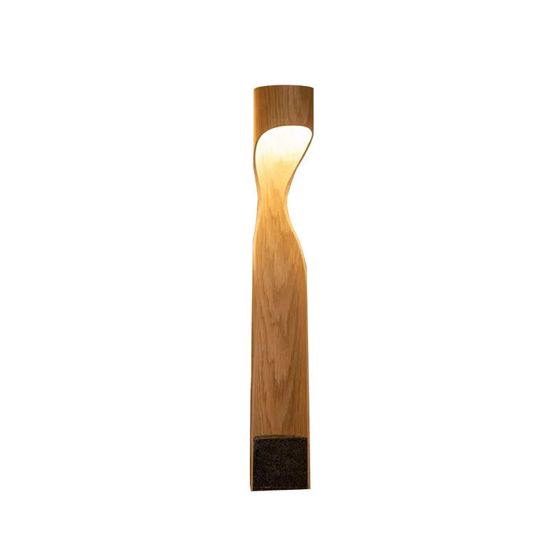 

Handmade solid wood creative atmosphere floor lamp designer living room lamp sofa corner decoration vertical atmosphere lamp