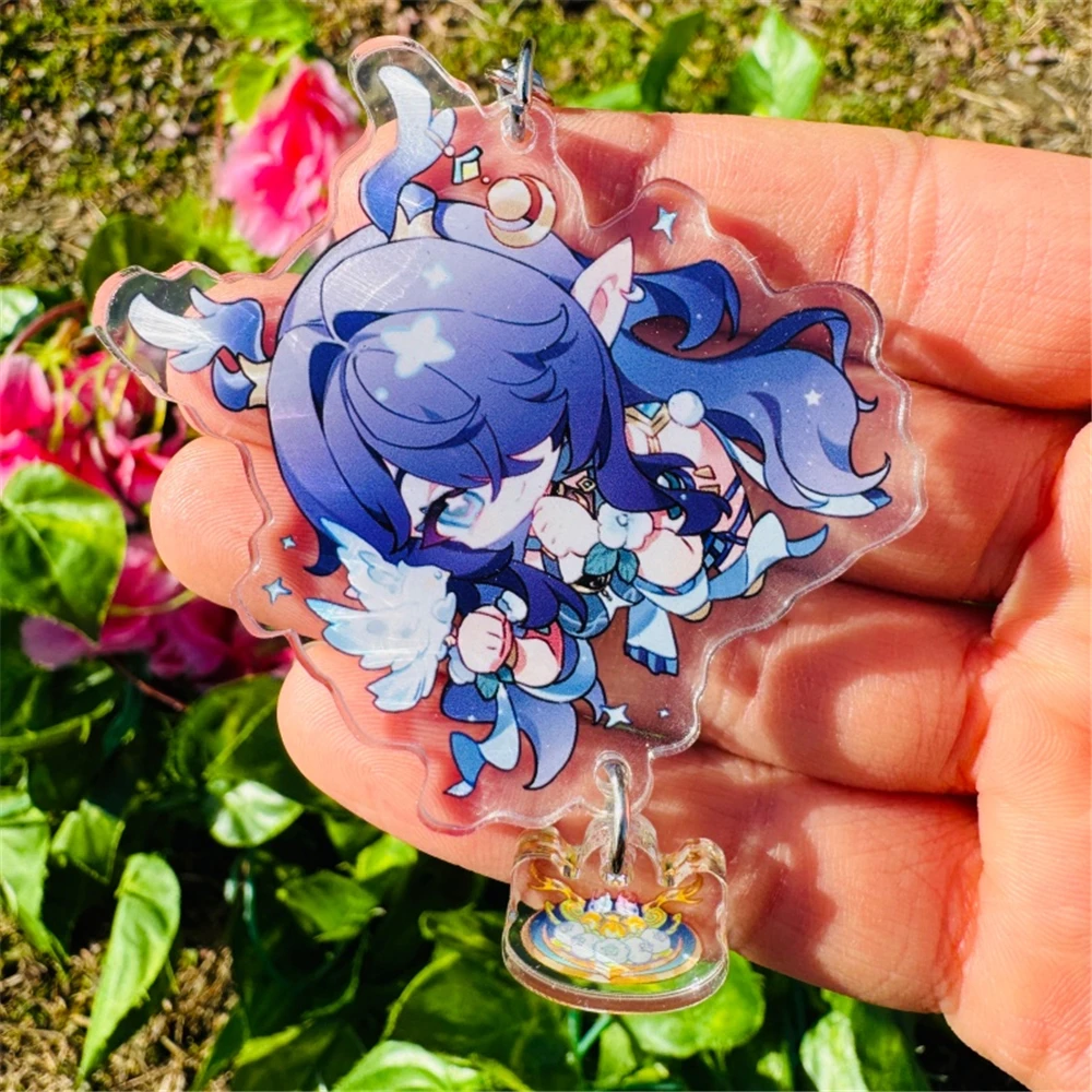 Game Aino Flins Lauma Nefer Ineffa Cosplay Kostüm Acryl Schlüsselanhänger Abzeichen Schlüsselanhänger Zubehör Anhänger Requisite