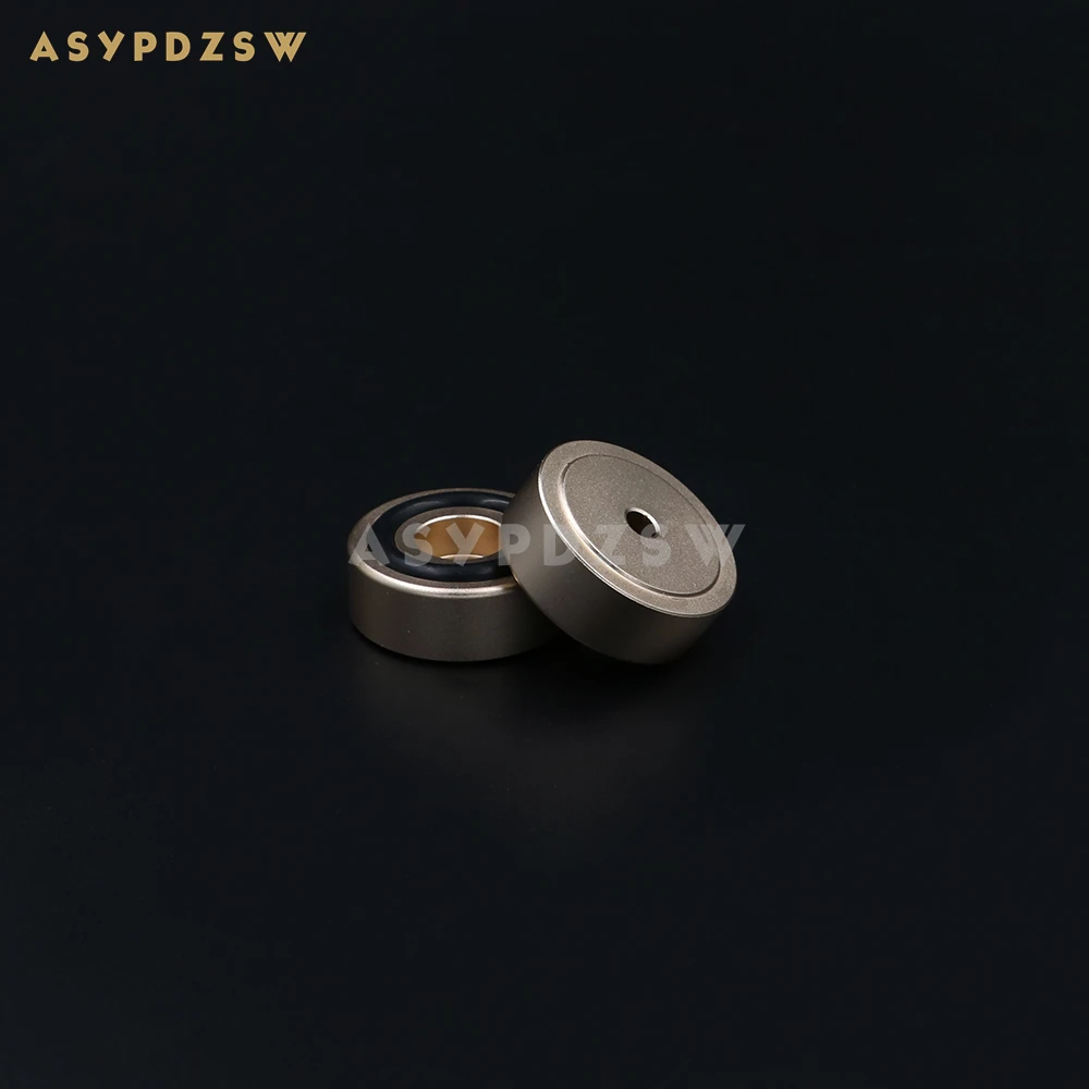 4ชิ้น30*12มมสไตล์ B เครื่องขยายเสียงอลูมิเนียมเต็มรูปแบบลำโพงแผ่นรองกระแทกด้านเงิน/ดำ/ทอง (อุปกรณ์เสริม)