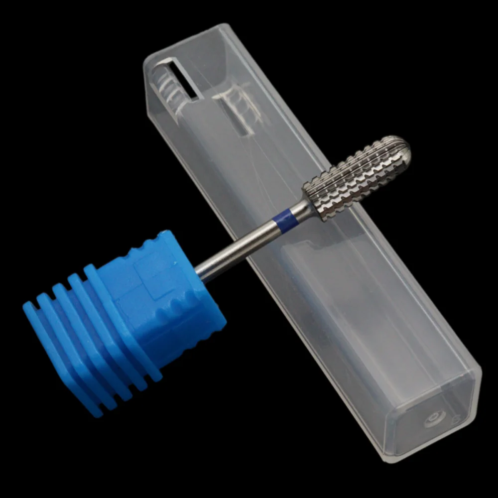 1 Stück 2,35 mm Schaft Rundkopf-Nagelbohrer Elektrischer Maniküre-Fräser für Gel-Lack-Entfernung und Nagelhautreinigung – Detail 2