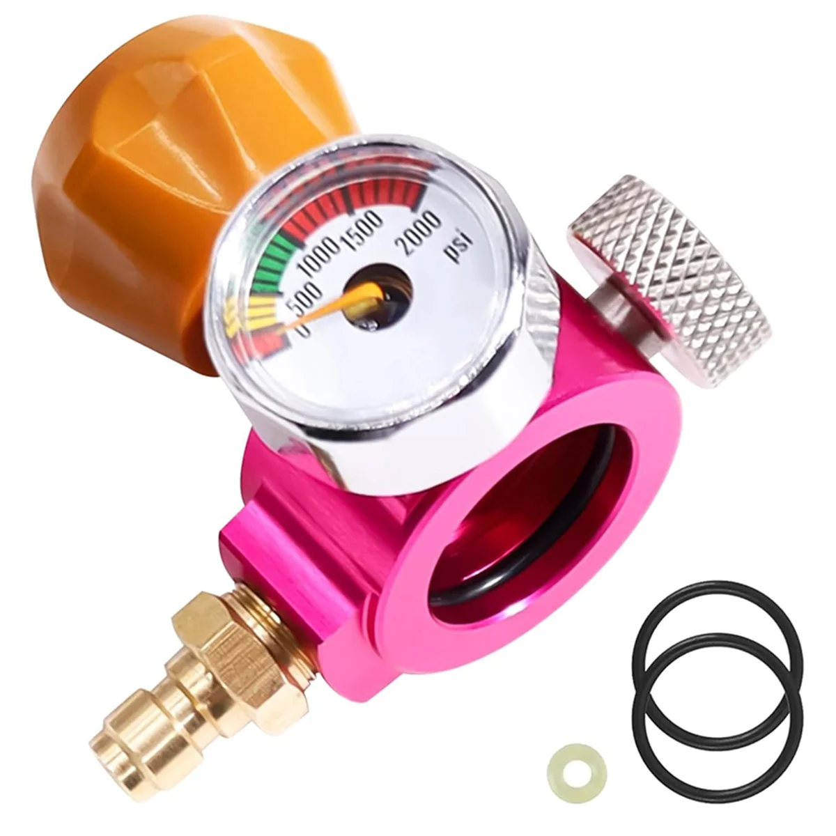 

CO2 Quick Adapter Soda Exchange Carbonator with Pressure Gauge for Soda Machine Soda Co2 Cylinder Adaptor Connect