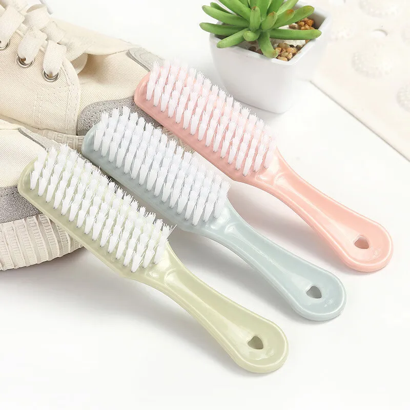 Shoe Brush Outdoor Cleaner Laundry Brush for Stains Soft Sneaker Cleaner Handle Easy To Suspend Not Easy To Break Sport Shoes