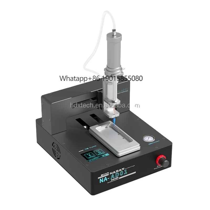 

Automatic Nasan Da01 Frame Glue Dispenser Machine With Cooling System for Phone Frame Back Glass Gluing With Full Set Mold