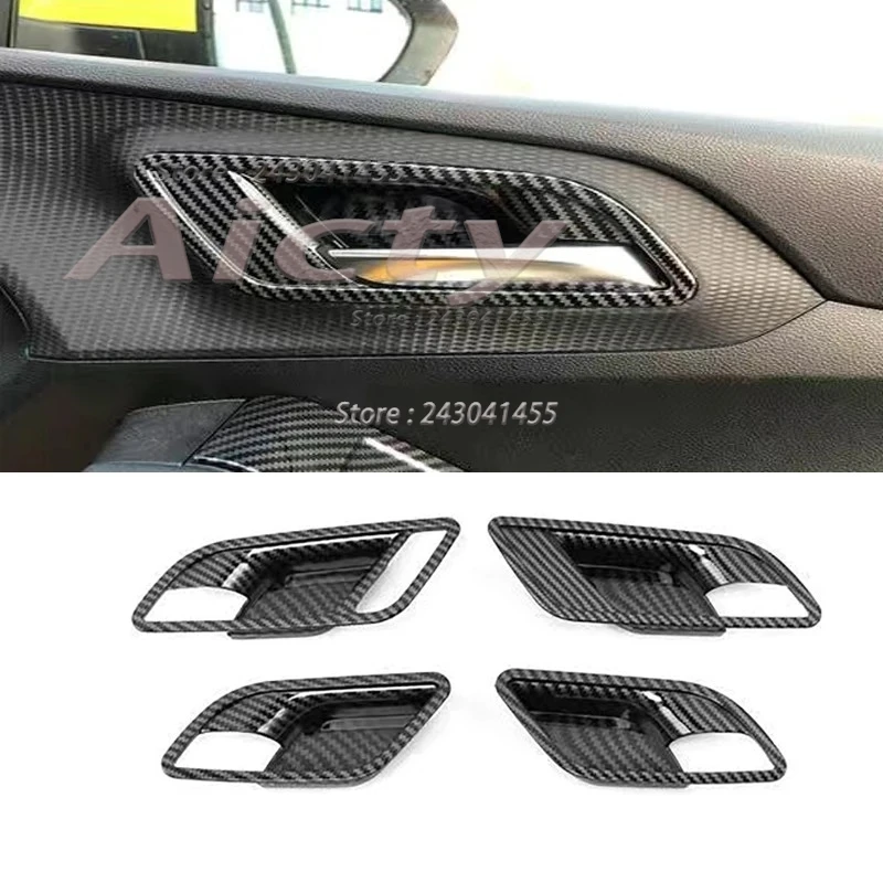 For MG GT MG 5 2021 2022 2023 2024 ABS Carbon Fiber Window Lift Center Console gear Panel Inner Handle Handle car Accessories