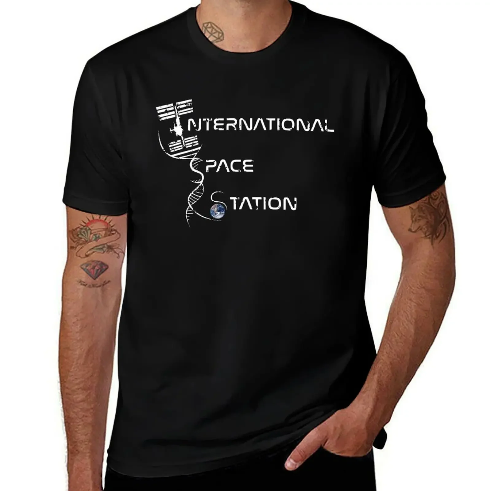 

International Space Station T-Shirt oversized cheap stuff designer t shirt men