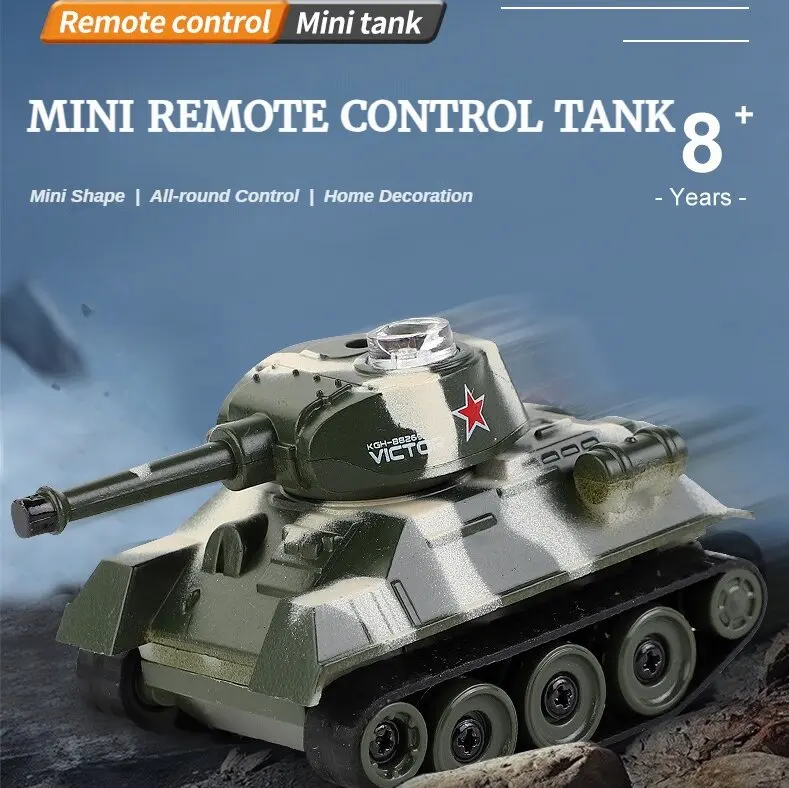 Mini voiture télécommandée avec réservoir RC, cadeau de noël pour enfants, garçons et adultes, jouets de bureau, Machine radiocommandée, camion contrôlé