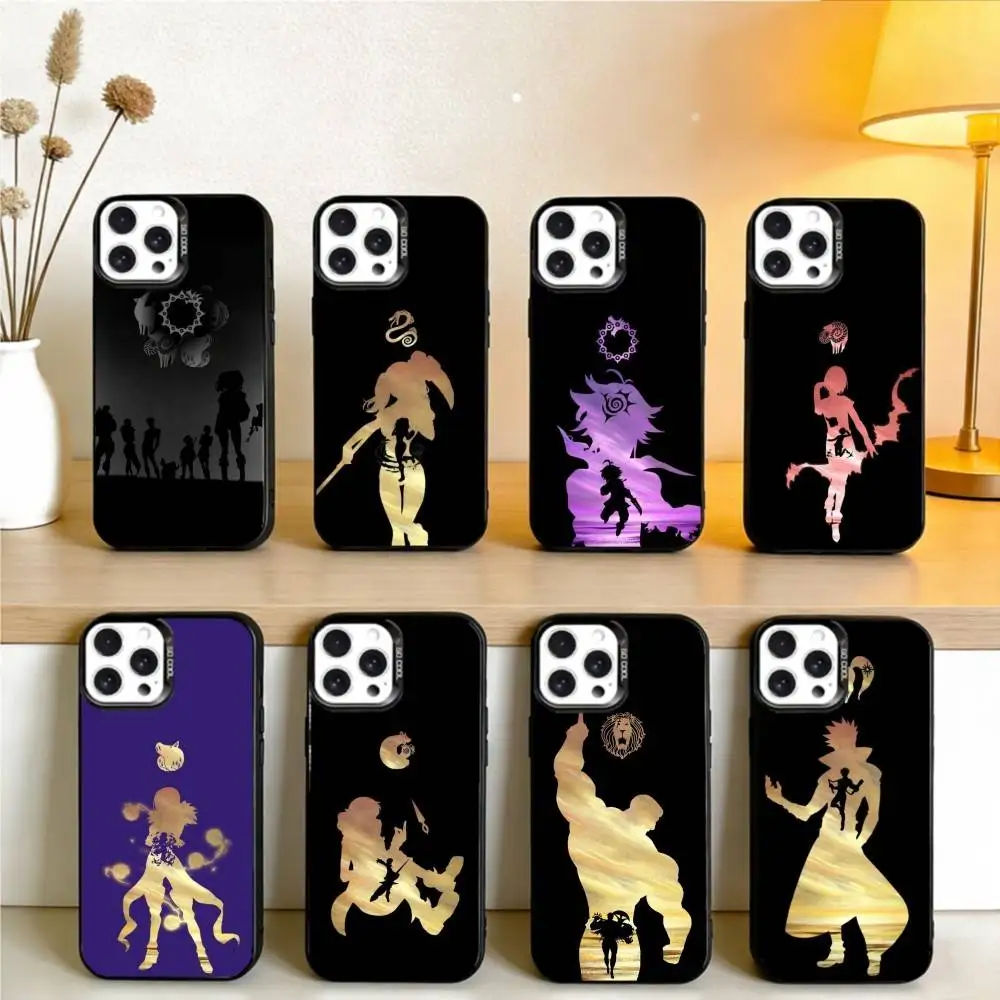 

T-The Seven Deadly S-Sins Phone Case For iPhone 16,15,14,13,12,17,Pro,MAX Black Matte Shockproof Cover