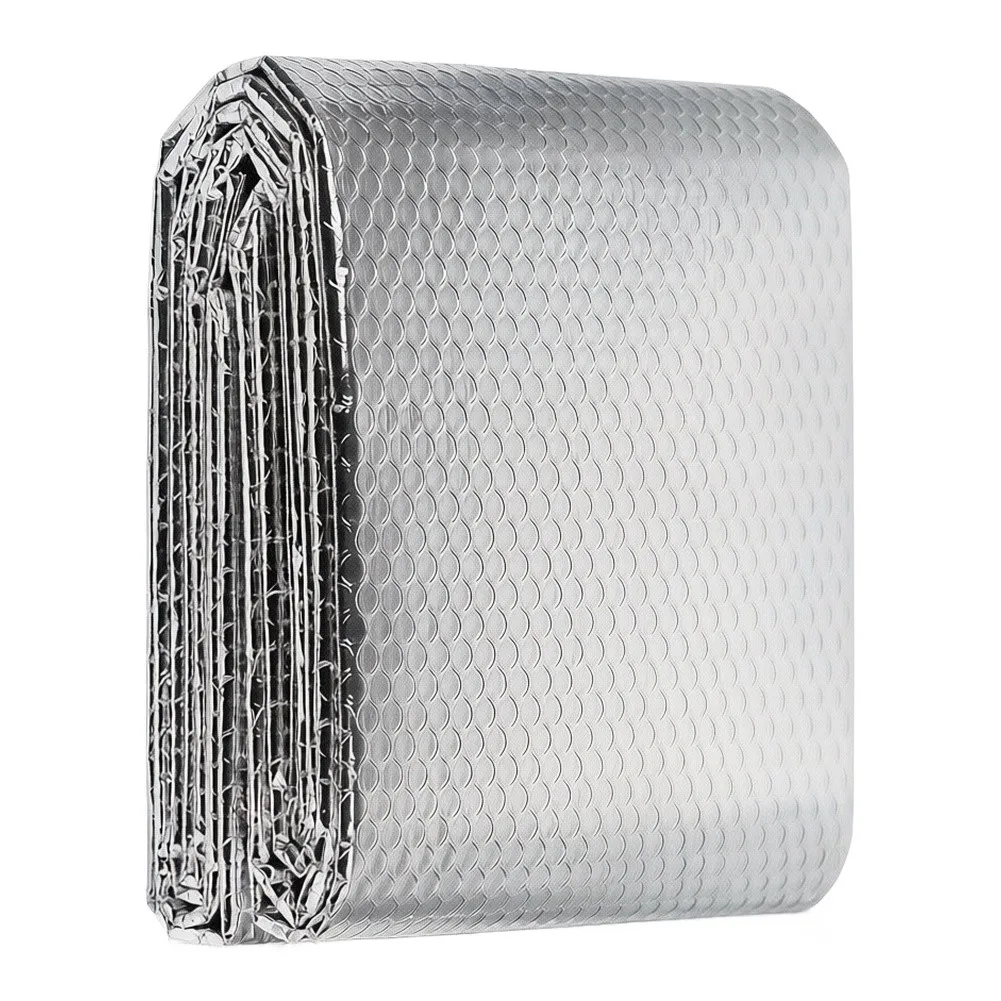 Double Sided Reflective Aluminum Foil for Radiator Use with Bubble Layer to Reduce Heat Transfer Through External Walls