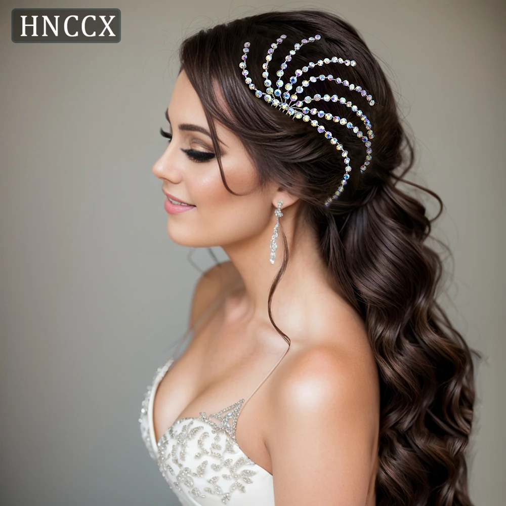 

HNCCX CP563 Bride Comb Wedding Accessories Banquet Tiara Women Comb Headwear Bridesmaid Headband Party Gift