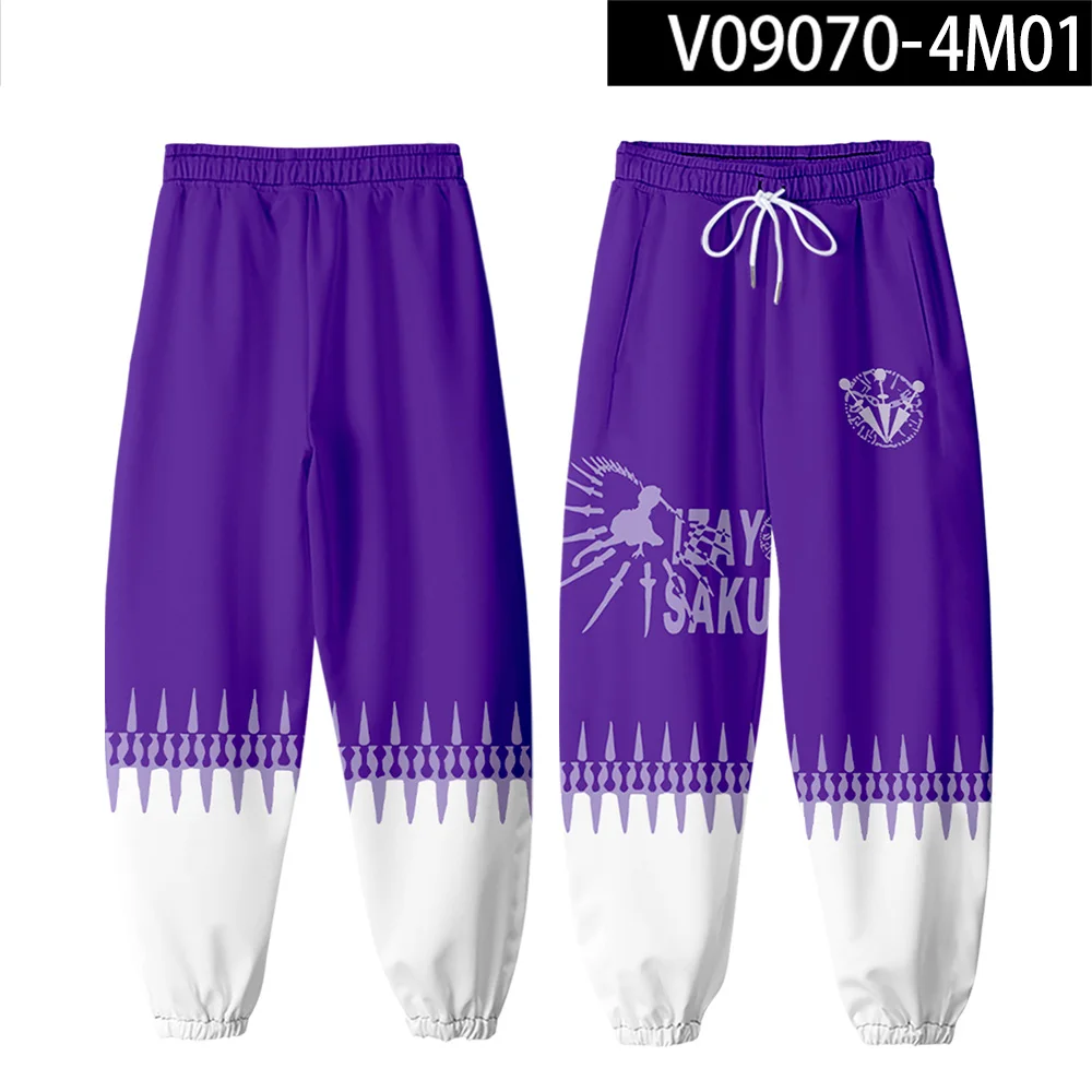 Pantalones de Joggers 3D Touhou Project para hombres y mujeres, pantalones de chándal casuales de Hip Hop, Cirno Yorigami, disfraz de Cosplay Youmu Konpaku