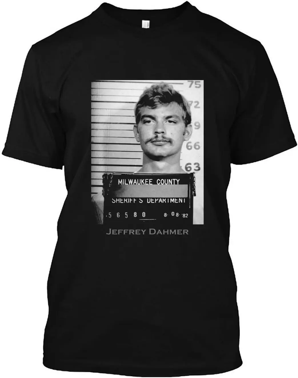 Men's Jeffrey Dahmer Serial Killer Mugshot 28 Medium