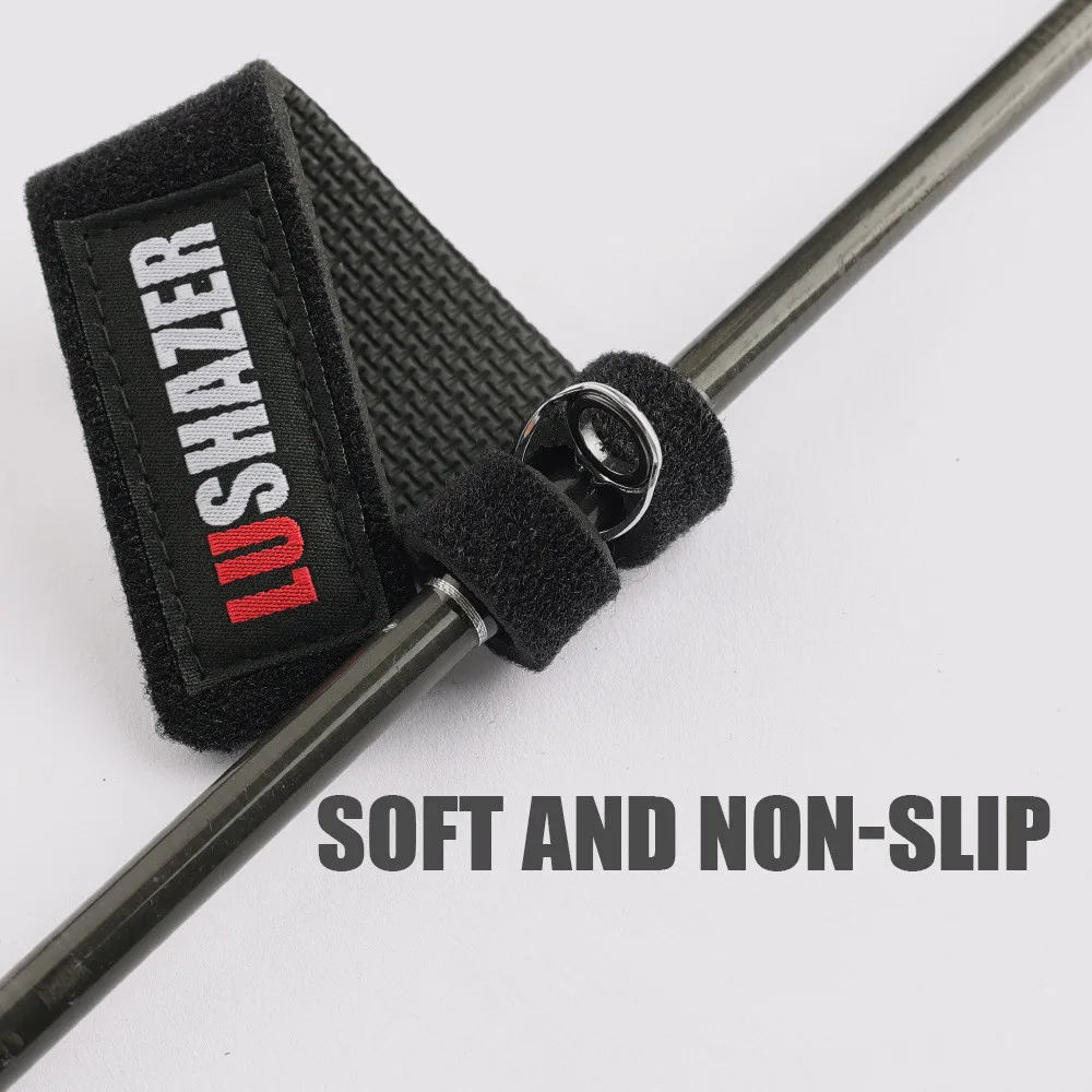 2/5 portable fishing rod straps, elastic straps hanging straps fishing rod fixators outdoor fishing equipment tool accessories