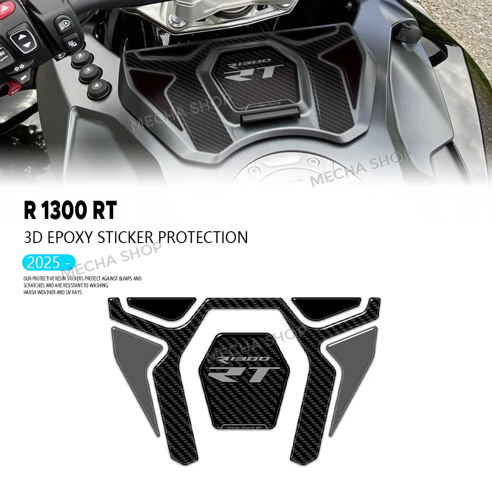 

For R 1300 RT Accessories R1300RT 2025 Glove Compartment Pad Motorcycle 3D Resin Sticker Protection Kit