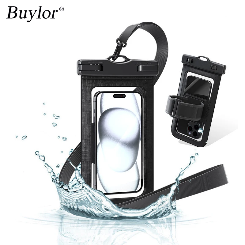 

Модная водонепроницаемая сумка для мобильного телефона, элегантный чехол из ПВХ для занятий спортом на открытом воздухе, пляжных поездок, школьные принадлежности, повседневный ежедневный чехол для телефона