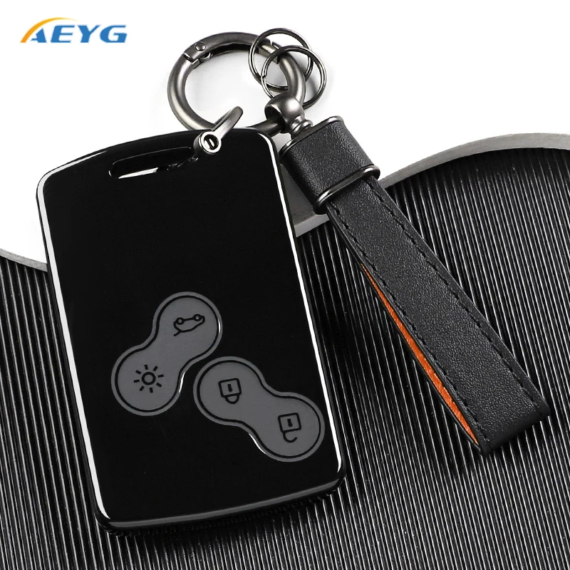 TPU Car Key Case Cover For For Renault Megane 2 3 Clio Scenic Duster Kaptur Captur Logan Laguna Zoe Koleos Danilo Nema Fluence