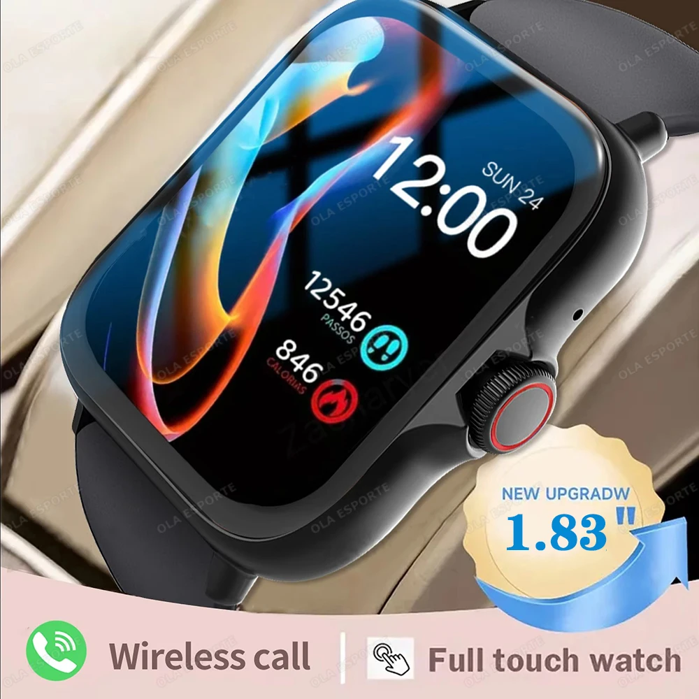 NEW Upgrade Outdoor Sports Smart Watch 2027 Bluetooth Call Health Monitoring Custom Watch Faces Sports Waterproof Smartwatch H10