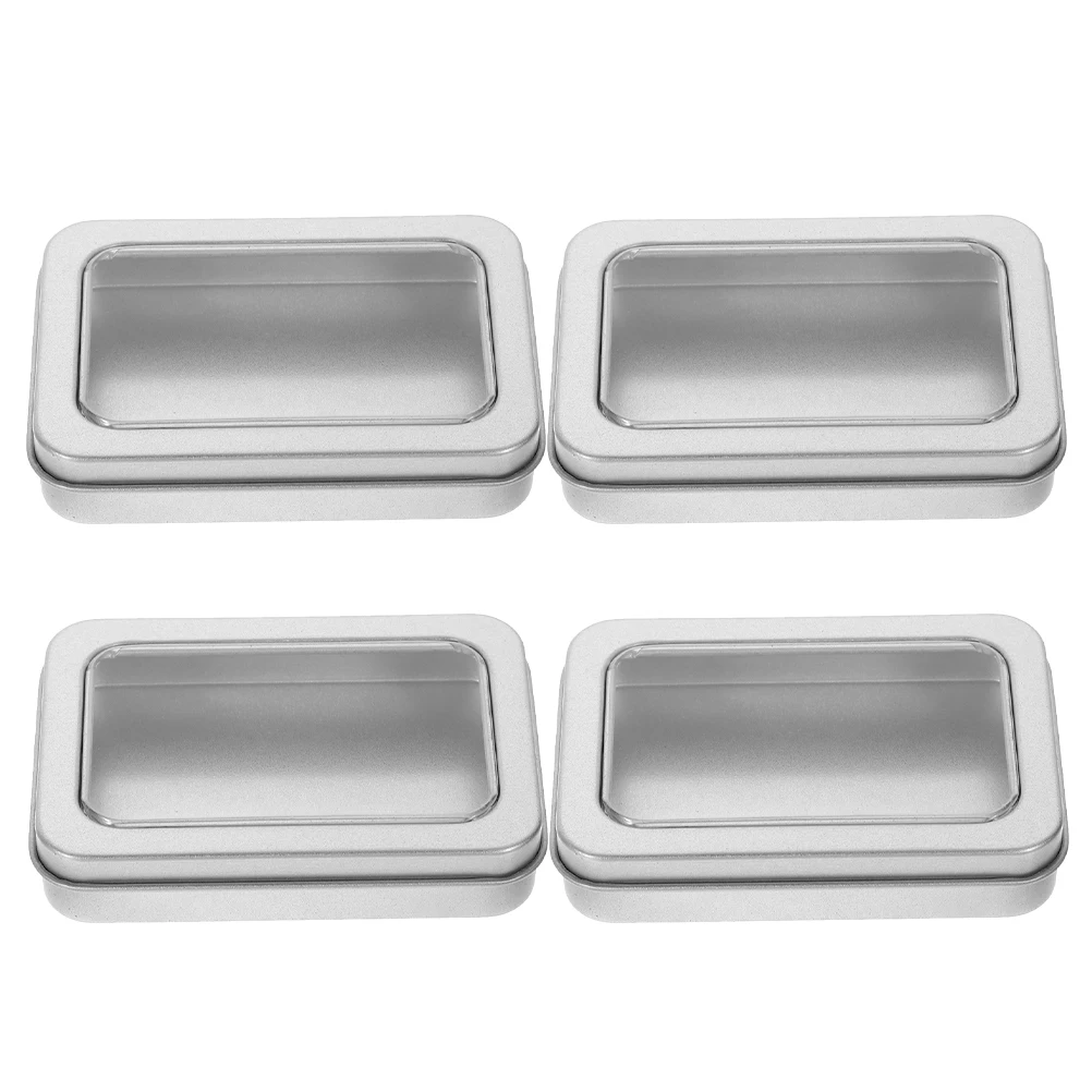 

4PCS Card Storage Box 88x60x18mm Playing Organizer Case for Card Holder Storage