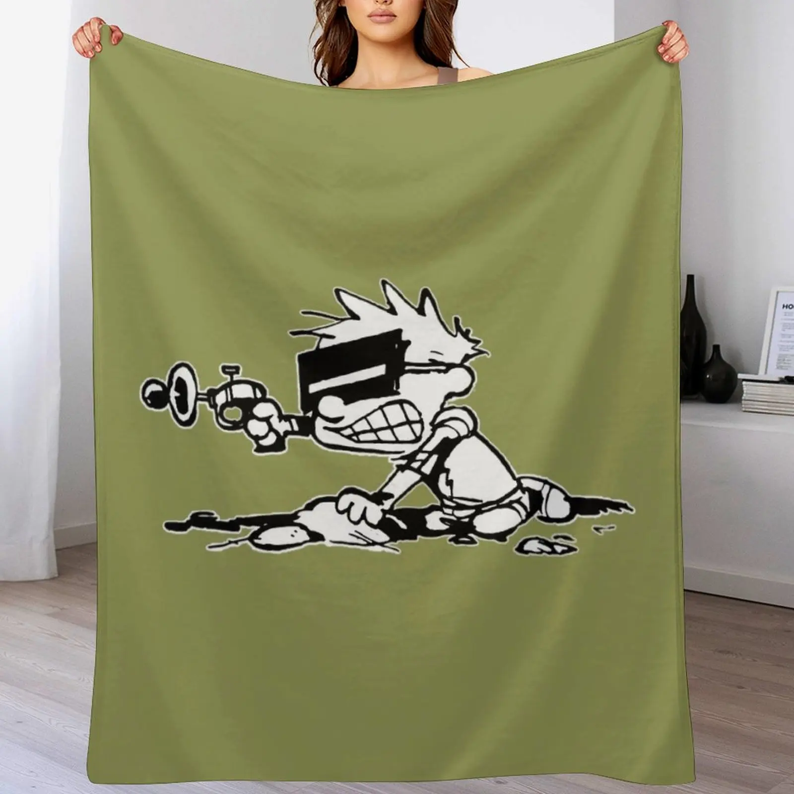 

Spaceman spiff calvin \t Throw Blanket All Weather Soft Throw Blanket for Sofa