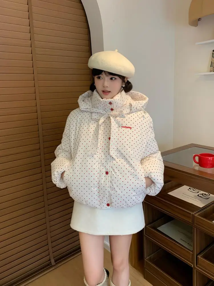 

Coat 2025 Winter New Style Super Beautiful Korean Down Cotton Jacket Women's Thick Warm Cotton Jacket