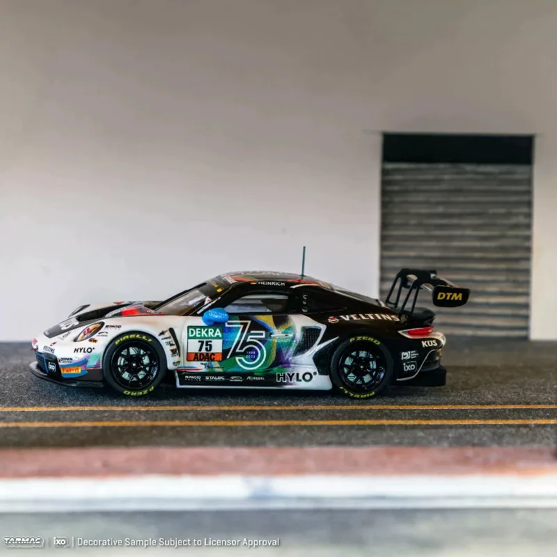 TW1: 64 Alloy 911 GT3 R DTM 75 Miniature Car Model Collection Item - Children's Gift, Adult Decorative Item, Male Gift
