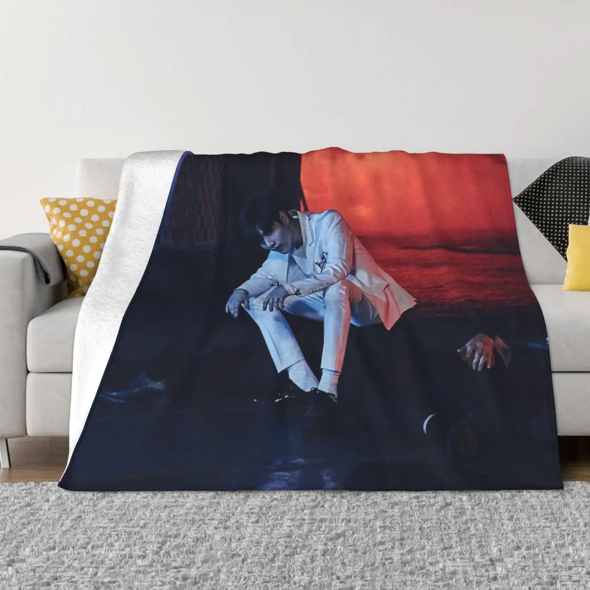 SHINee TAEMIN THIRSTY Throw Blanket christmas gifts For Sofa anime Retro Blankets