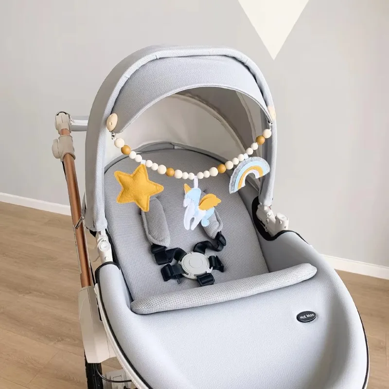 Baby Musical Mobile Toys for Bed/Crib/Stroller Plush Baby Rattles Toys for Baby Toy 0-12 Months Infant/Newborn Educational Toy