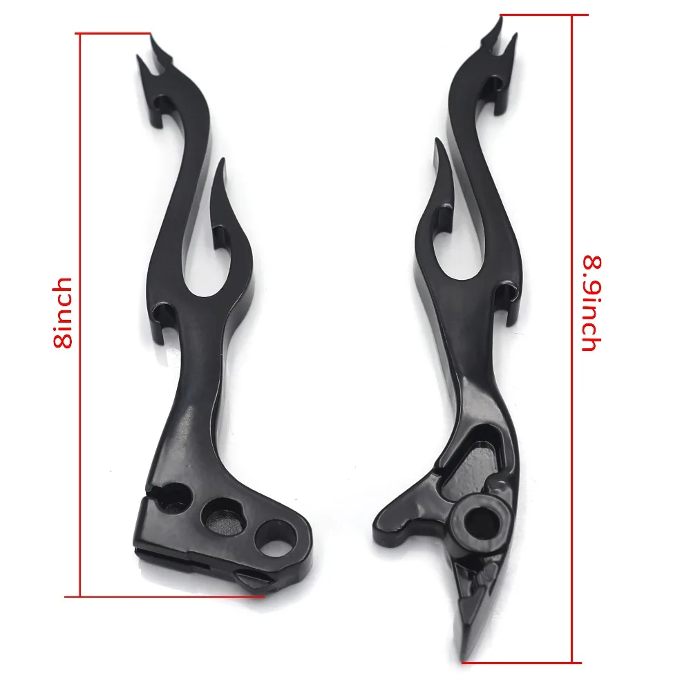 Flame-Style Motorcycle Brake/Clutch Hand Levers for Honda Shadow 600 1988–2010 and Honda CBR600 1987–2007
