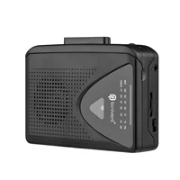 TONIVENT-REPRODUCTOR DE Cassette portátil TON009, Radio AM/ FM con parada automática, Mini reproductor de cinta estéreo de 3,5mm, conector para auriculares, volumen ajustable