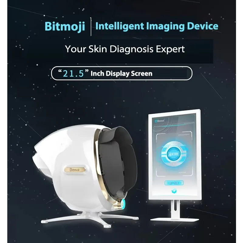 YYTINMagic آلة مرآة لمحلل الوجه 3D Bitmoji Analyzer مع توصيل WIFI بشاشة كبيرة