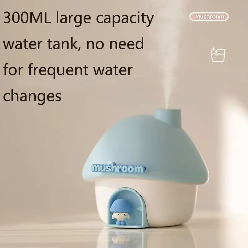 Tехника Xiaomi Mushroom House Atmosphere Light Nebulizer Home Office Desktop Aromatherapy Machine Car Bedroom Silent Humidifier