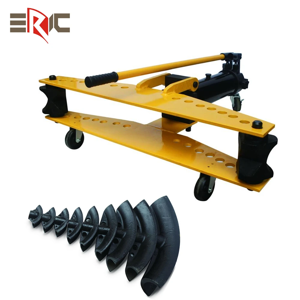 

portable 90 degree galvanized pipes bending tools manual hand hydraulic non-heated black iron tube pipe bender