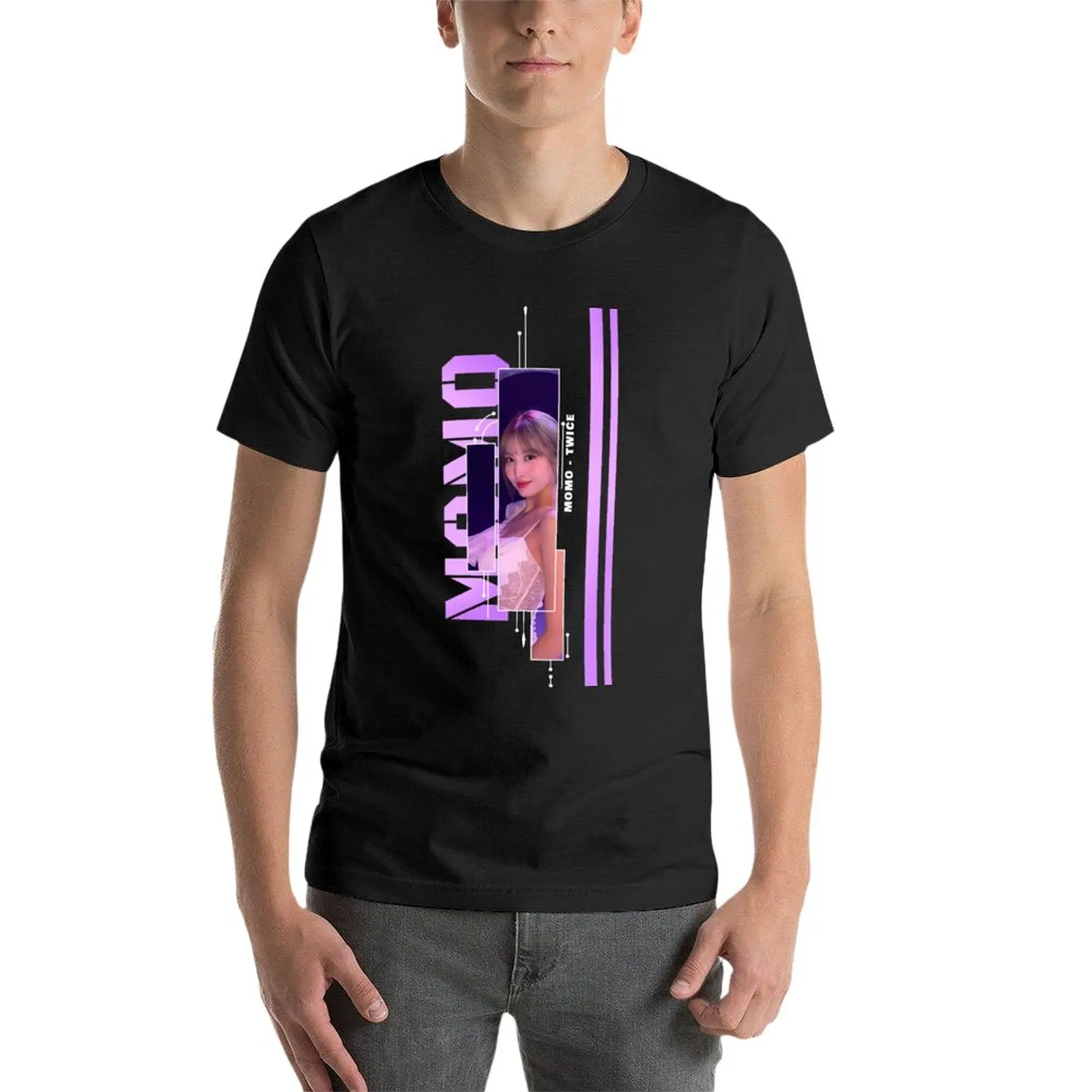 New Momo T-Shirt sweat shirt black t shirt man clothes custom t shirts design your own mens t shirts casual stylish image 3